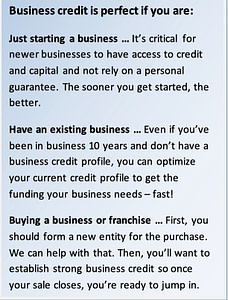 Business credit perfect if