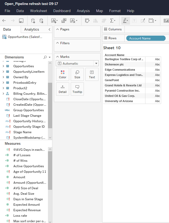 Tips for connecting tableau dashboard starters to your salesforce data 7