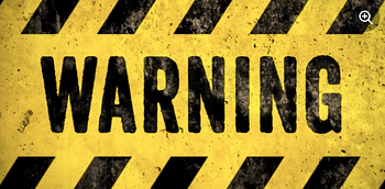 Warning sign for Apache Log4j2