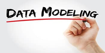A red marker underlining the words Data Modeling in black