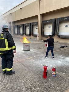 Fire extinguisher training from Code 3 Safety & Training