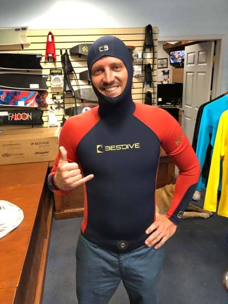 bestdive freediving wetsuit top
