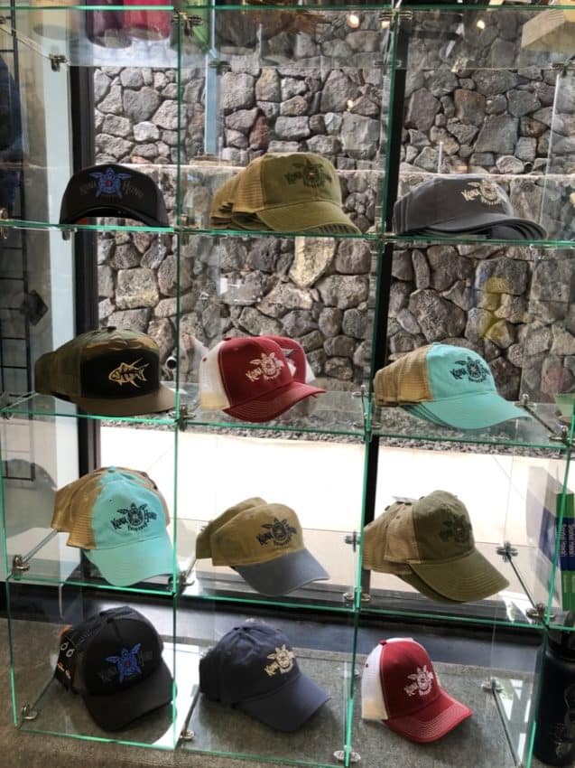 dive shop kona hats