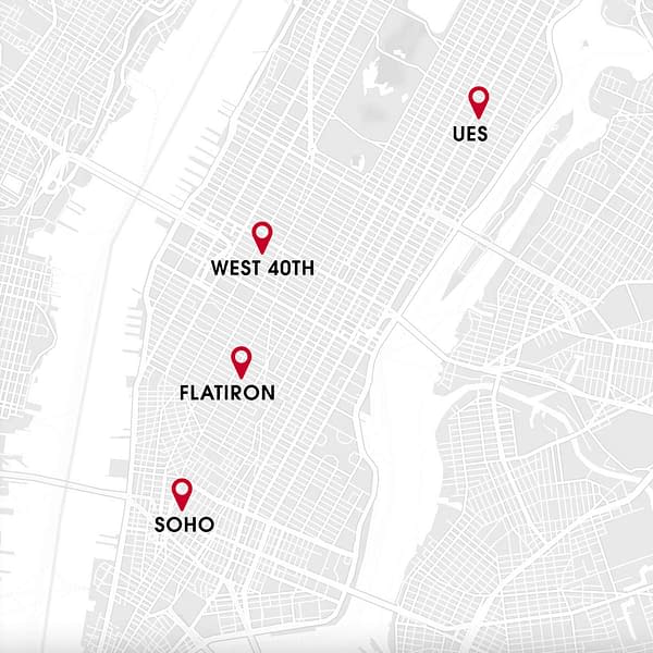 Map of Boqueria's NYC Locations