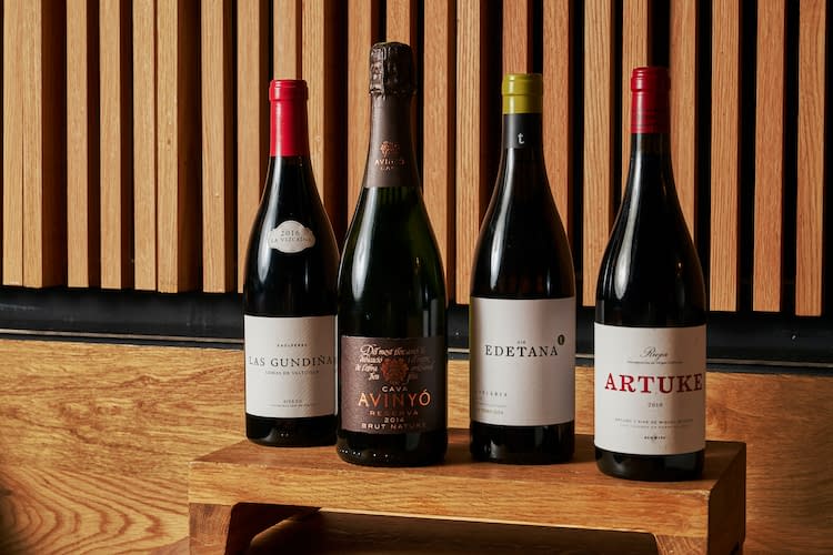 4 bottles of Spanish wine we love, and available at Boqueria for Thanksgiving meals!