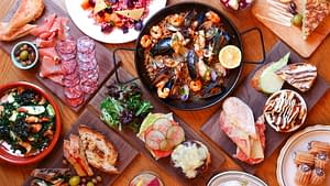 Image of Spanish food plater