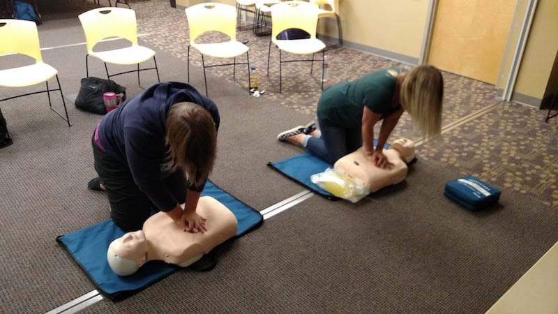 CPR Training at local business in Salem Oregon