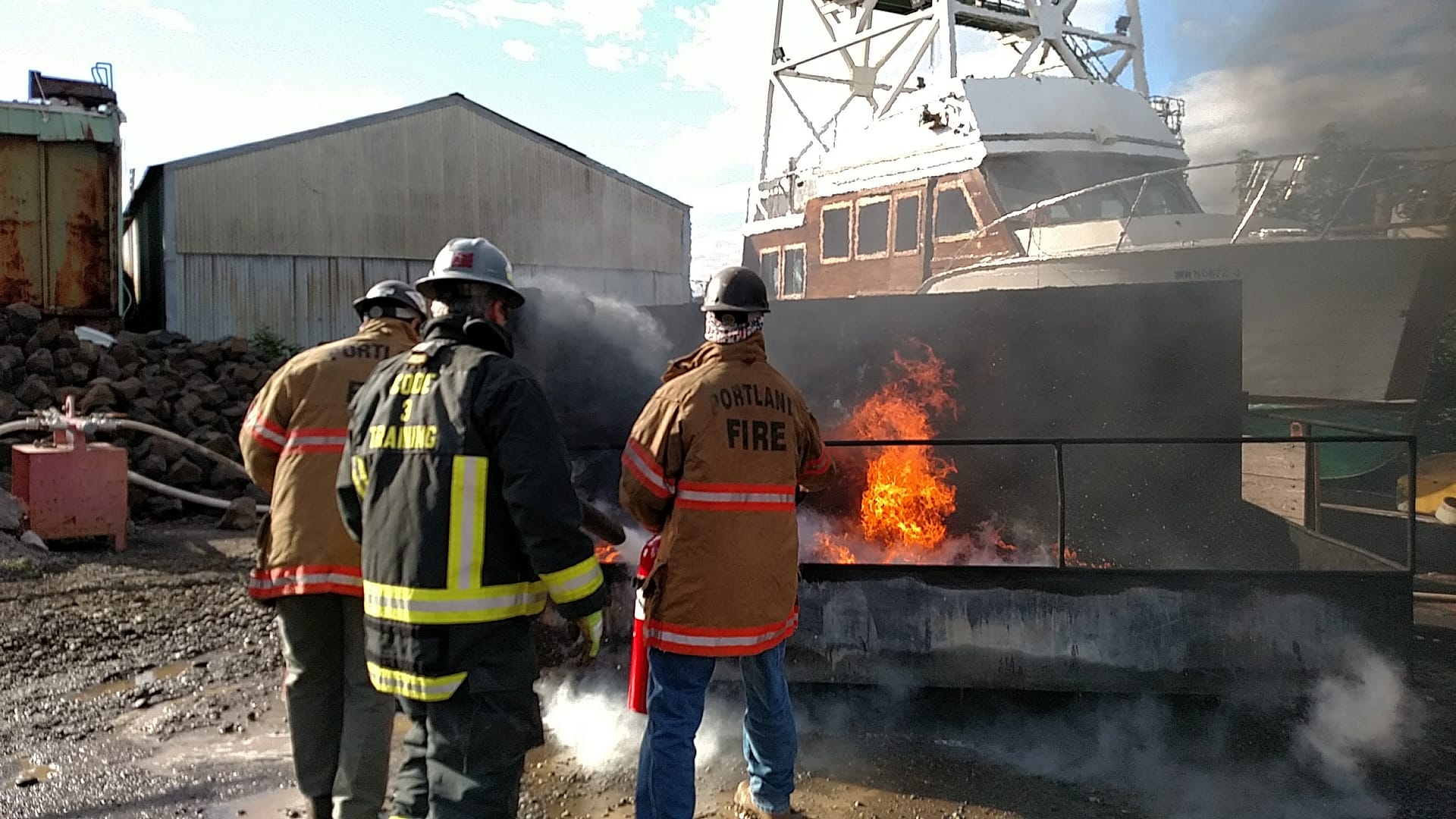 Code 3 Training_Industrial Fire Brigade training_Portland
