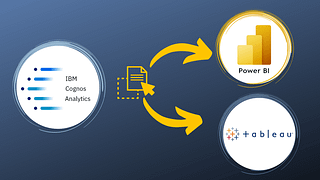 Drag-n-Drop Cognos Data in Power BI or Tableau