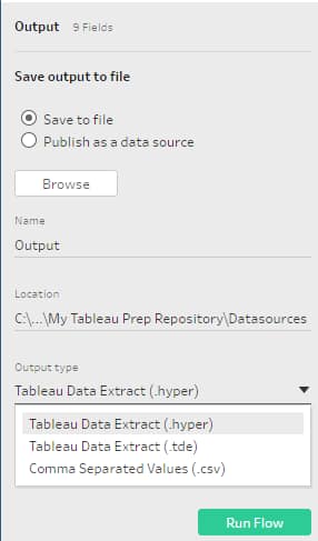 Tableau’s Data Prep Tool