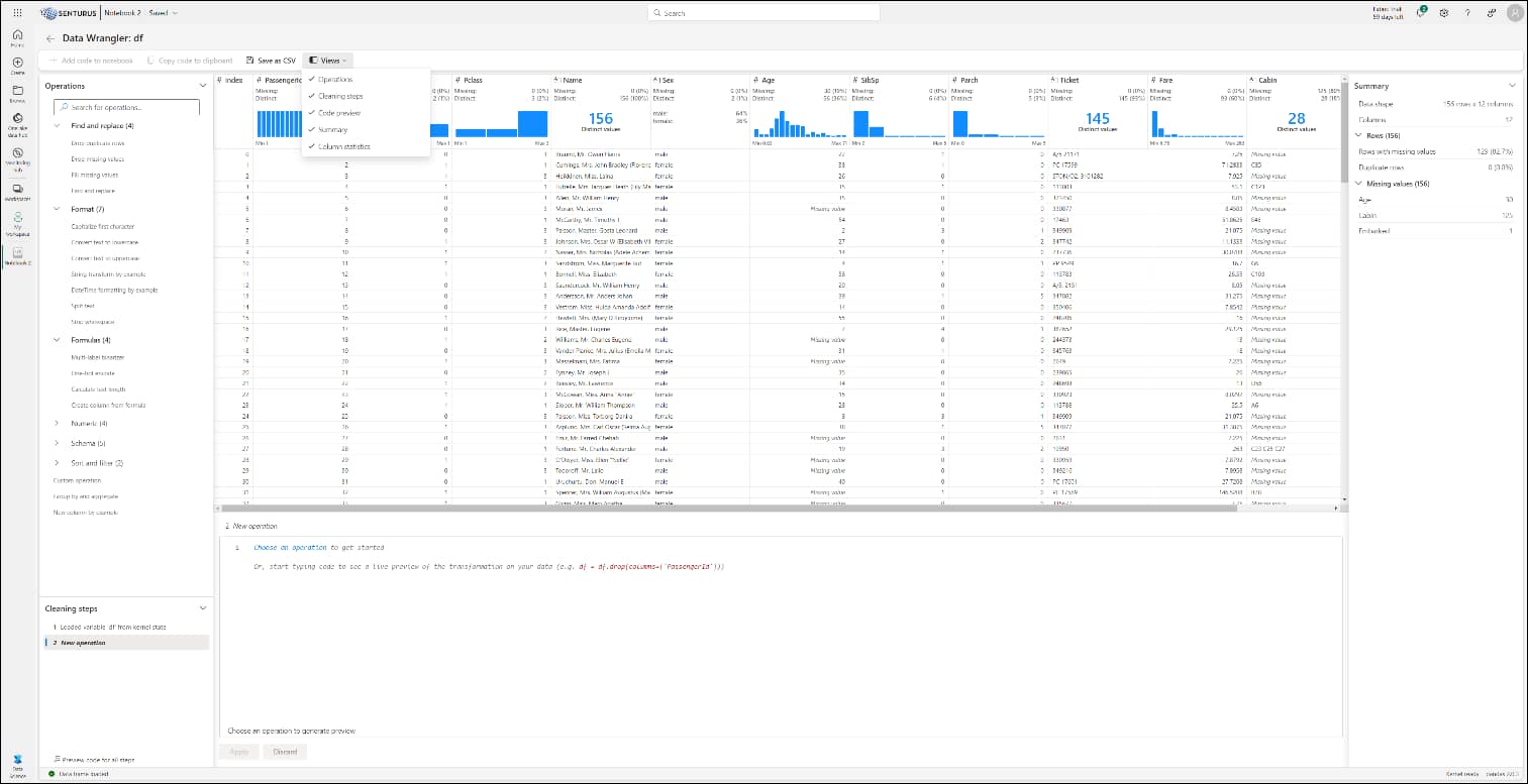 Microsoft-Data-Wrangler