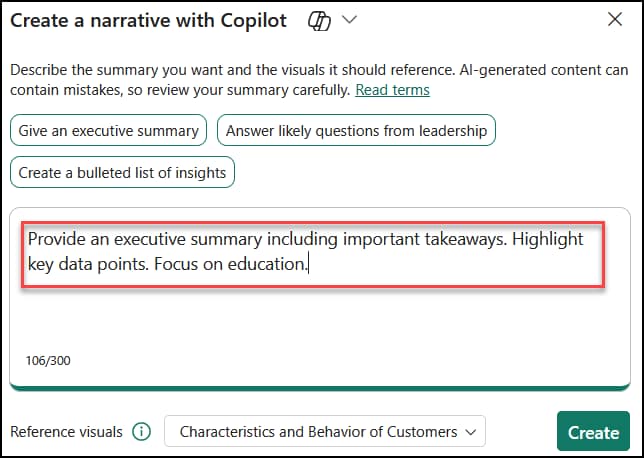 AI in Analytical Reporting