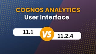 Cognos Analytics User Interface