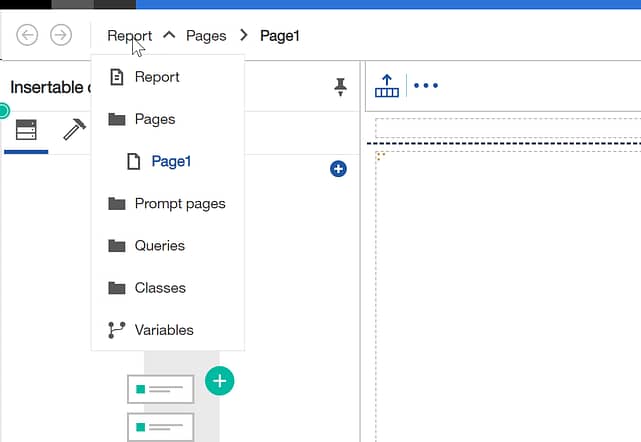 CUSTOMIZING THE REPORTING MENU IN COGNOS ANALYITCS