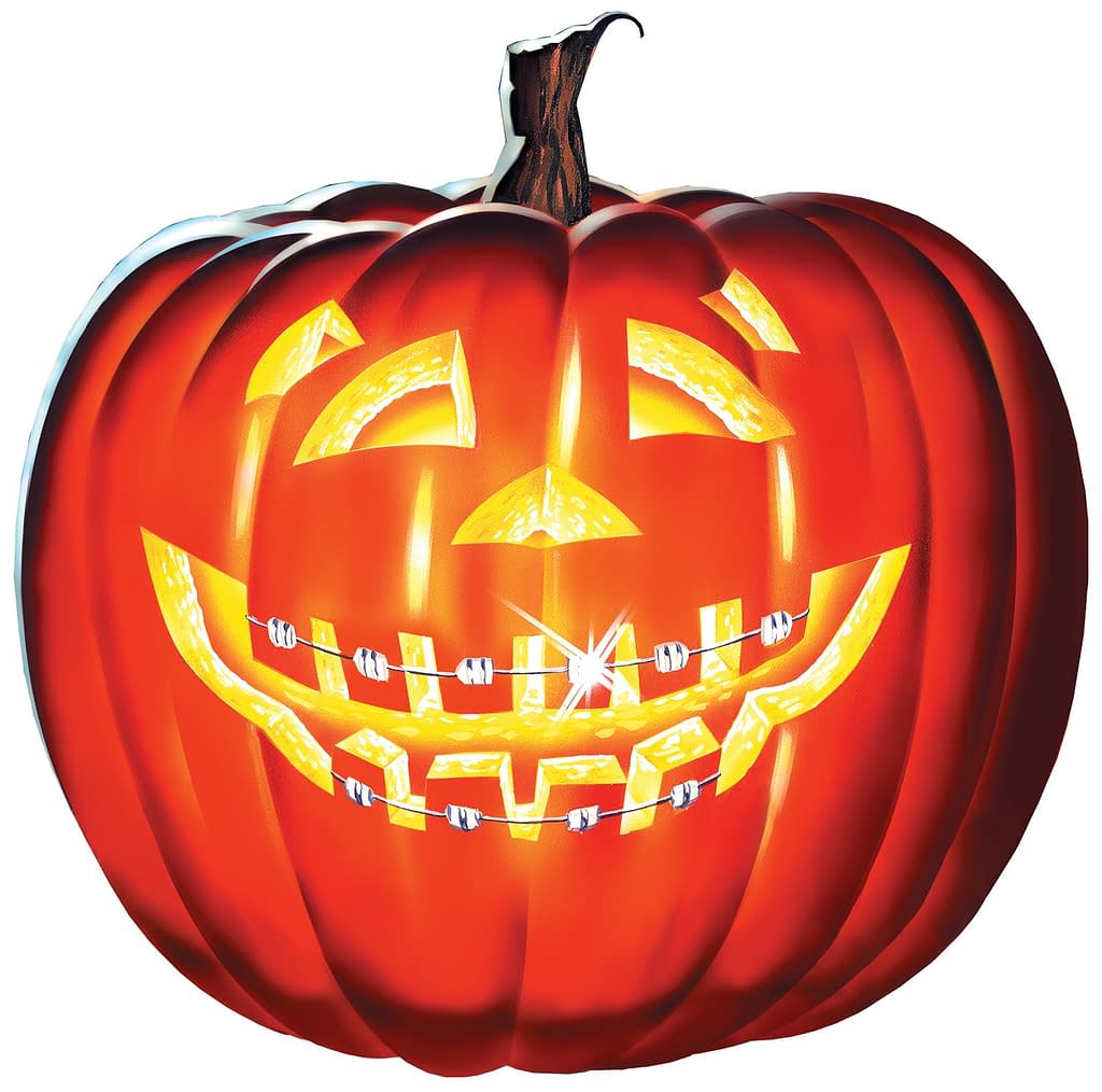 jack-o-lantern with braces