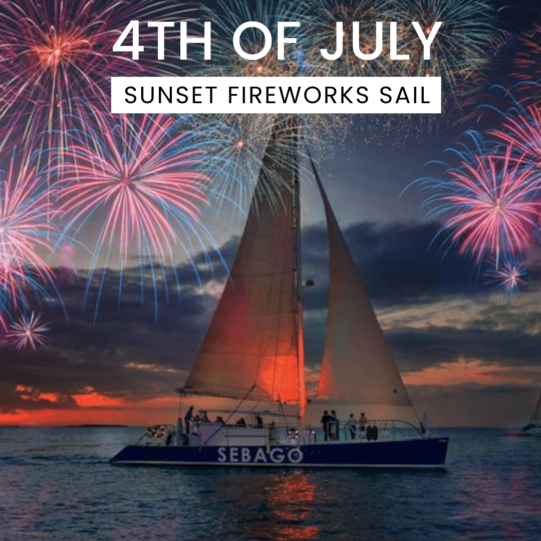 July 4th Fireworks Sunset Sail on Marquesa Sebago Watersports Key West