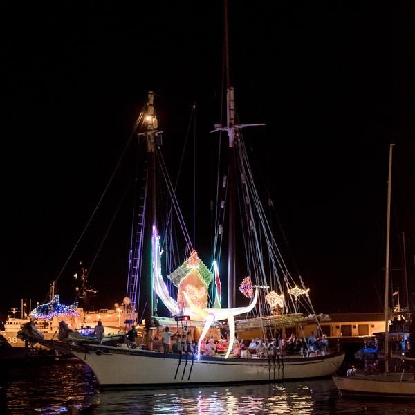 Appledore II Wows the 2015 Key West Lighted Boat Parade