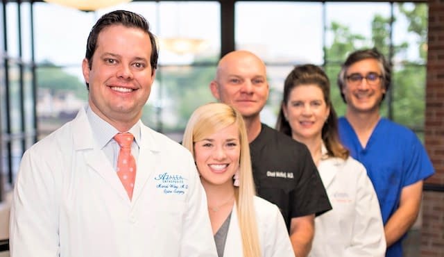 Orthopedic surgeon and spine specialist team at Azalea Orthopedics in Tyler, Texas.