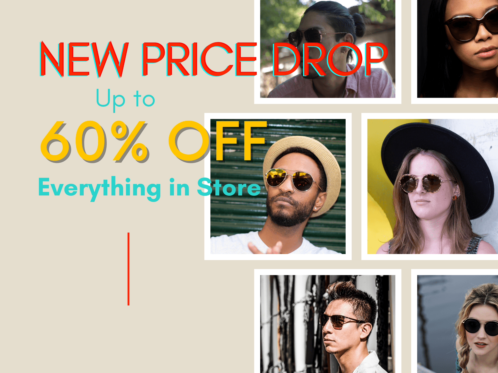 New Price Drop: Up to 60% Off Everything in Store