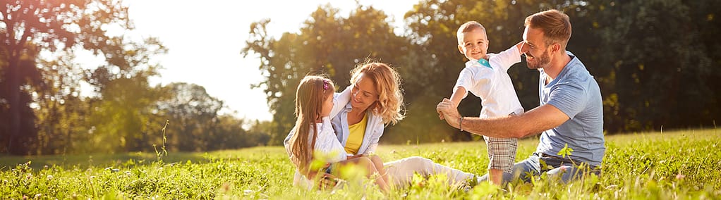 Happy family of Green Bay dental implant patients.