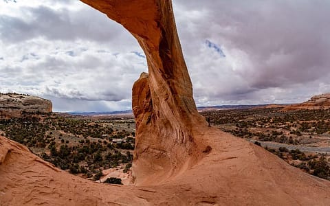 A beautiful example of geological erosion.
