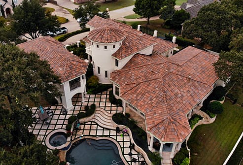 Concrete "S" Tile Roof