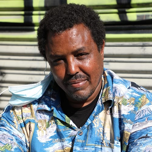 Person experiencing homelessness