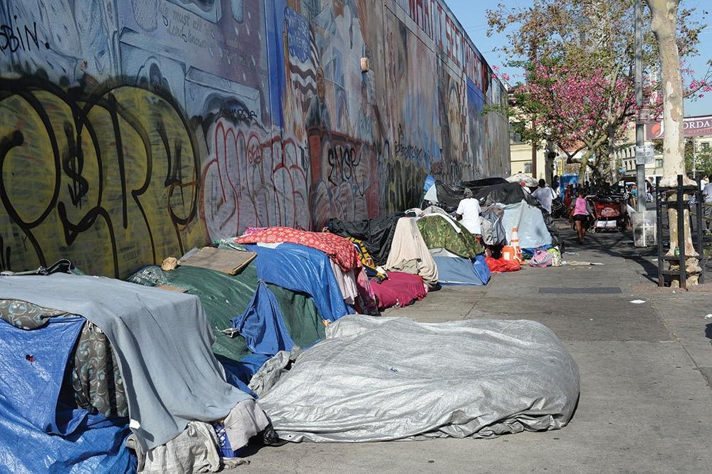 Number Of Homeless People On Skid Row Spikes By 11% 